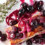 Roasted Blueberry Fish