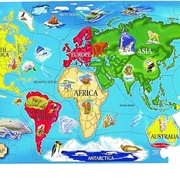 Melissa and Doug World Map Floor Puzzle