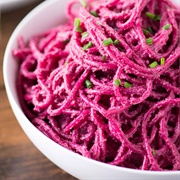 Purple Pesto Pasta