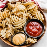 Calypso Sauce Waffle Fries