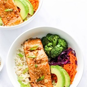 Teriyaki Salmon Salad