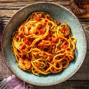 Prawn and Chorizo Linguine