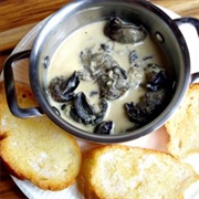 Escargot in Cream Sauce