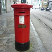 The Undamaged Red Post Box