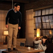 New Girl: "Spiderhunt" (S4,E17)