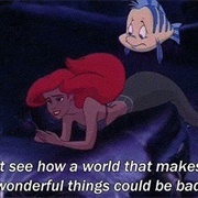 I Don't See How a World That Makes Such Wonderful Things Could Be Bad