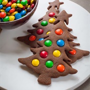 Gingerbread M&M Cookie