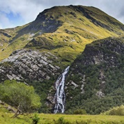 Steall Waterfall, Glen Nevis, Highland, Scotland