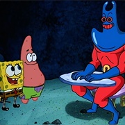 S2.E11: Mermaidman and Barnacleboy III/Squirrel Jokes