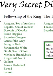 The Very Secret Diaries (LOTR Fan Fiction) (Cassandra Clare)