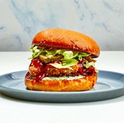 Radicchio Fried Chicken Sandwich