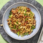 Sticky Pork Bulgogi and Broccoli Noodles
