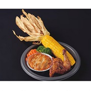 Rotisserie Smoked Chicken With Shepherd's Pie