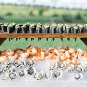 Raw Bar at Reception