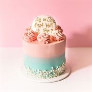 Gender Reveal Cake