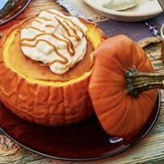 Cheesecake Stuffed Pumpkin