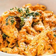 Bell Pepper Pesto Pasta