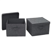 Fabric Box With Lid