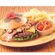 Mario's Bacon Cheeseburger