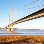 Humber Bridge, East Yorkshire, England, UK