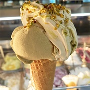 Gelato Al Pistacchio, Italy