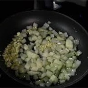 Sauteing Onions & Garlic