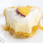 Frozen Peach Cream Pie