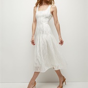 Eyelet Lace Wedding Dress