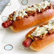 Whipped Cheese Hot Dog