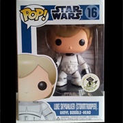Luke Skywalker (Stormtrooper) #16 (ECCC Exclusive) (Blue Box - BOLD FONT) (Funko Pop!)
