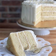 Vanilla Almond Cake With Almond Buttercream
