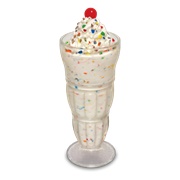 Steak 'N Shake M&M's Milkshake