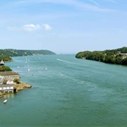 Over the Straits on the Menai Bridge