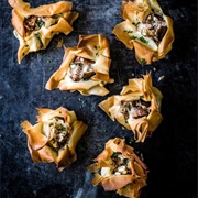 Fig and Goat's Cheese Filo Parcels