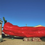 World&#39;s Largest Chile Pepper Sculpture