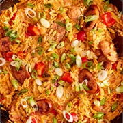 Cajun Orzo With Sausage