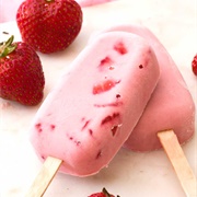 Strawberry Dipped Popsicle