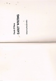 Frank O'Hara: Early Writing (Edited by Donald Allen)
