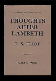 Thoughts After Lambeth (T. S. Eliot)