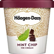 Häagen-Dazs Mint Chip Ice Cream