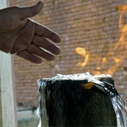 The Yanar Bulag Fire Spring