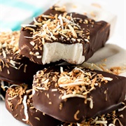 Toasted Coconut Popsicle