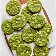 Matcha White Chocolate Chip Cookie