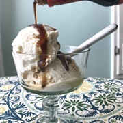 Vanilla Bean Ice Cream With Soy Sauce