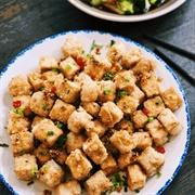 Szechuan Pepper and Salt Marinated Breaded Tofu