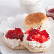 Clotted Cream and Strawberry Jam