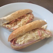 Ham & Coleslaw Baguette