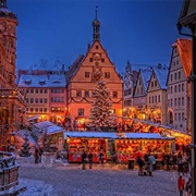 Rothenburg Ob Der Tauber Weihnachtsmarkt, Germany