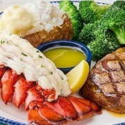 Surf Turf Maine Lobster Tail Filet Mignon