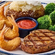 Surf Turf Walt Favorite Shrimp Sirloin
